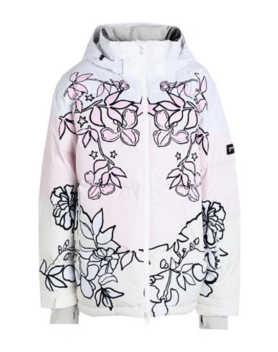 Roxy Rx Giacca Snow  X Rowley Puffer Jk Woman Jacket Light Pink Size L Polyester