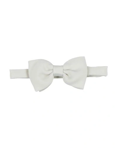 Tagliatore Man Ties & Bow Ties Ivory Size - Polyester In White