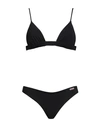 Semicouture Woman Bikini Black Size 10 Polyamide, Elastane
