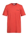 Dondup Man T-shirt Orange Size Xl Cotton
