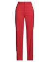 Dsquared2 Woman Pants Red Size 2 Polyester, Virgin Wool, Elastane