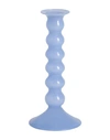 Hay Wavy Large Candle Holder In Blue