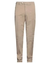 Brunello Cucinelli Man Pants Light Brown Size 38 Cotton, Elastane In Beige