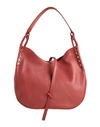 Zanellato Woman Shoulder Bag Brick Red Size - Soft Leather