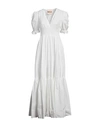 Aniye By Woman Maxi Dress White Size 6 Polyester