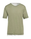Officina 36 Man T-shirt Military Green Size Xxl Cotton