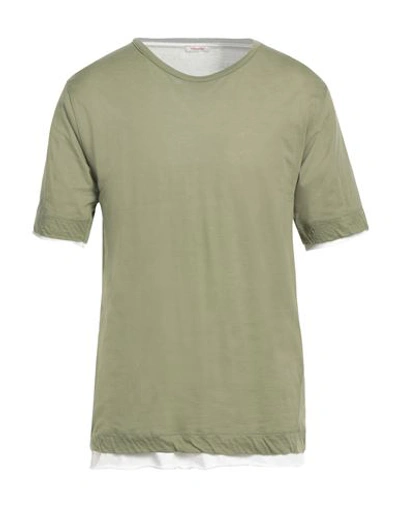 Officina 36 Man T-shirt Military Green Size Xxl Cotton