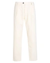 Tommy Hilfiger Man Pants Ivory Size 34w-32l Cotton In White