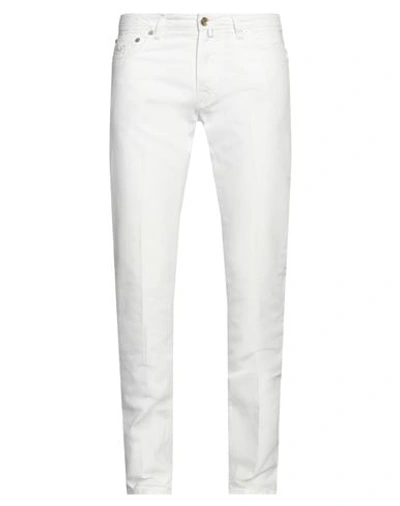Jacob Cohёn Man Pants White Size 33 Cotton In White