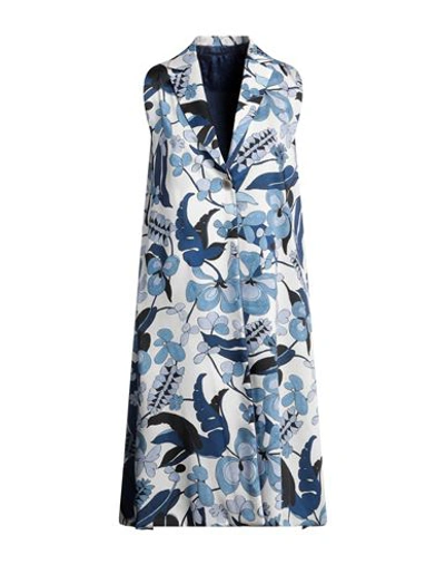 Maliparmi Malìparmi Woman Blazer Pastel Blue Size 8 Polyester In Blue