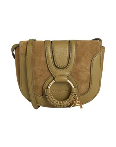 See By Chloé Woman Cross-body Bag Sage Green Size - Cow Leather