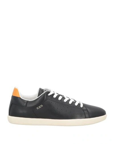 Tod's Leather Sneaker In Black