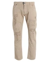 Gaelle Paris Gaëlle Paris Man Pants Camel Size 34 Cotton In Beige