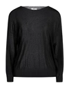 Peserico Woman Sweater Black Size 12 Viscose, Polyester