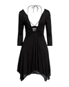 Isabel Marant Fabuela Asymmetric Gathered Stretch-jersey Mini Dress In Black