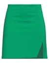 Pinko Woman Mini Skirt Emerald Green Size 10 Viscose, Polyamide, Elastane