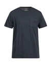 Guess Man T-shirt Midnight Blue Size Xxl Organic Cotton