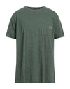 Guess Man T-shirt Green Size Xl Organic Cotton