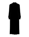 Boutique Moschino Woman Midi Dress Black Size 6 Viscose, Silk