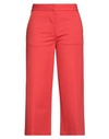 Liviana Conti Woman Pants Red Size 4 Viscose, Polyamide, Elastane