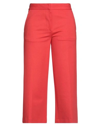 Liviana Conti Woman Pants Red Size 4 Viscose, Polyamide, Elastane