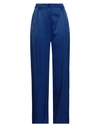 Patrizia Pepe Woman Pants Blue Size 10 Viscose, Elastane In Blue