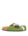 College Woman Mules & Clogs Green Size 6 Soft Leather