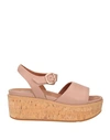 Fitflop Woman Mules & Clogs Antique Rose Size 7 Leather In Pink