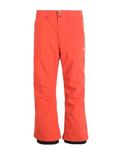 Quiksilver Qs Pantalone Snow Estate Pt Man Snow Wear Orange Size Xl Polyester