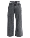 Karl Lagerfeld Jeans Woman Denim Pants Black Size 31w-32l Organic Cotton In Black