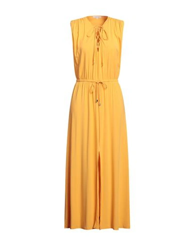 Patrizia Pepe Woman Maxi Dress Mandarin Size 0 Viscose, Elastane