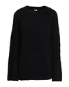 ARKET ARKET WOMAN SWEATER BLACK SIZE L RECYCLED CASHMERE, WOOL