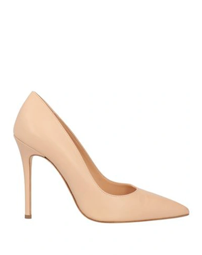 Chantal Woman Pumps Blush Size 5 Soft Leather In Pink