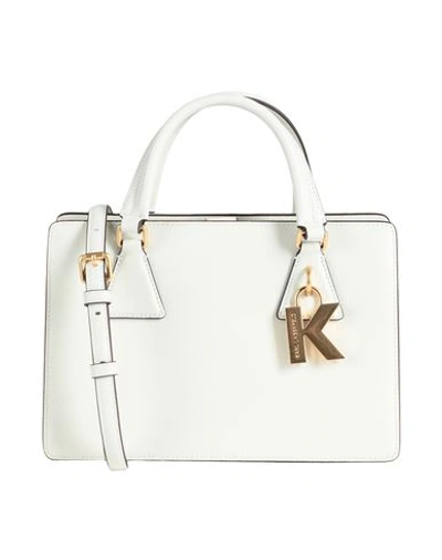 Karl Lagerfeld Woman Handbag Off White Size - Cow Leather