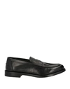 Doucal's Man Loafers Black Size 11.5 Soft Leather