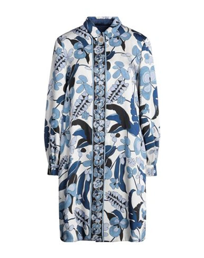 Maliparmi Malìparmi Woman Midi Dress Slate Blue Size 6 Polyester