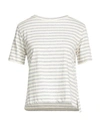 Aragona Woman T-shirt Grey Size 10 Cotton