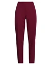 Emme By Marella Woman Pants Garnet Size 6 Polyester, Viscose, Elastane In Purple