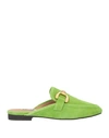 Bibi Lou Woman Mules & Clogs Light Green Size 8 Soft Leather