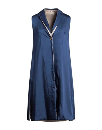 Maliparmi Malìparmi Woman Blazer Navy Size 4 Polyester In Navy Blue