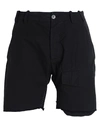 Masnada Man Shorts & Bermuda Shorts Black Size 32 Cotton, Elastane