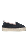 Manebi Suede Hamptons Double Sole Espadrilles 40 In Blue