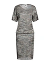 M MISSONI M MISSONI WOMAN MIDI DRESS MILITARY GREEN SIZE M VISCOSE