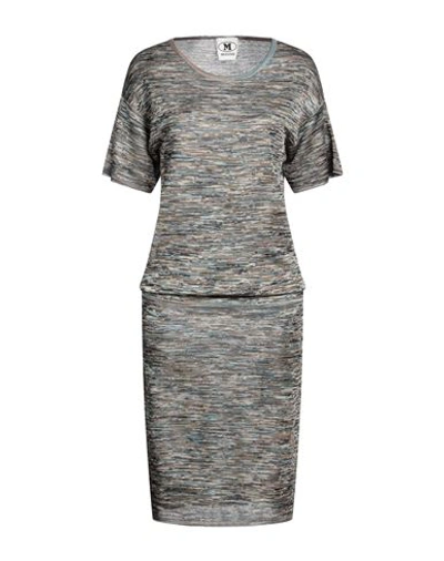 M MISSONI M MISSONI WOMAN MIDI DRESS MILITARY GREEN SIZE S VISCOSE