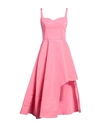 Alexander Mcqueen Woman Mini Dress Pink Size 4 Polyester