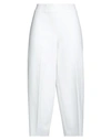 Liviana Conti Woman Pants White Size 6 Viscose, Polyamide, Elastane