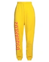 Dsquared2 Woman Pants Ocher Size M Cotton In Yellow
