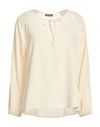 Maliparmi Malìparmi Woman Blouse Ivory Size 8 Silk In White