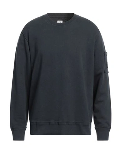 C.p. Company C. P. Company Man Sweatshirt Midnight Blue Size Xxl Cotton In Blue