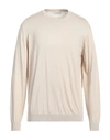 Filippo De Laurentiis Man Sweater Beige Size 46 Cotton